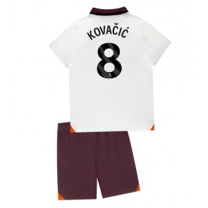 Manchester City Mateo Kovacic #8 Replika Babytøj Udebanesæt Børn 2023-24 Kortærmet (+ Korte bukser)